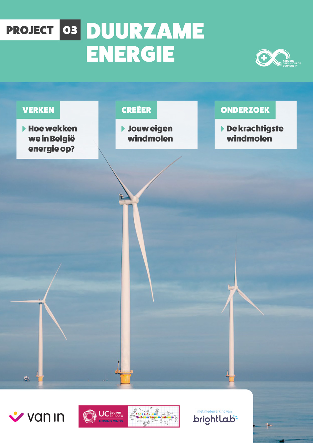 STEM-project Duurzame energie bij de GENIE-reeks in graad 2