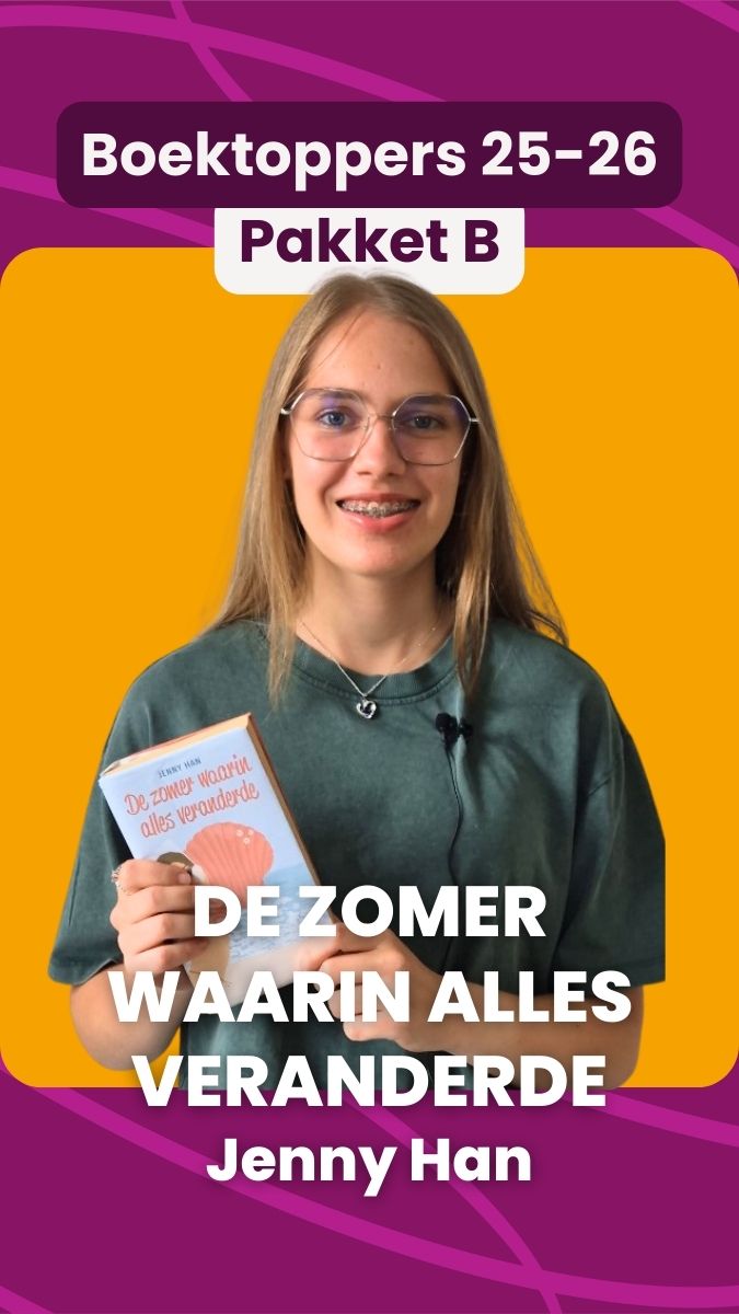 Roos vertelt over het boek De zomer waarin alles veranderde, dat deel uitmaakt van pakket B van de Boektoppers.