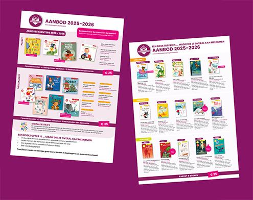 Bekijk de folders van Boektoppers
