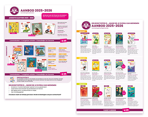 Bekijk de folders van Boektoppers