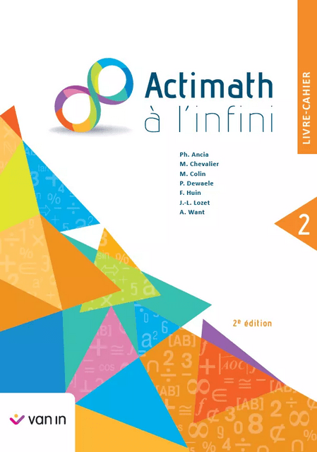 Actimath à l'infini 2 - Livre-cahier