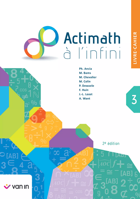 Actimath à l'infini 3 - Livre-cahier