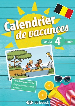 Calendrier de vacances - Vers la 4e année