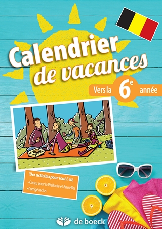 Calendrier de vacances - Vers la 6e année