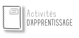 Activités d'apprentissage