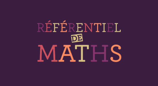 Référentiel de maths