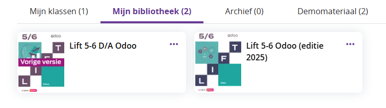 Lift 5-6 D/A Odoo - vorige versie op iDiddit
