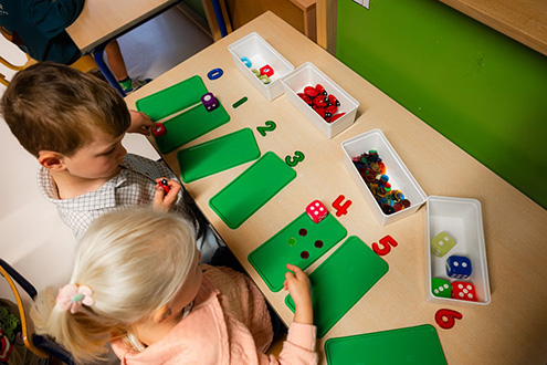 De derde kleuterklas: klasopdracht