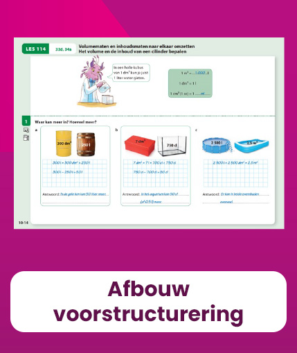Afbouw van de voorstructurering