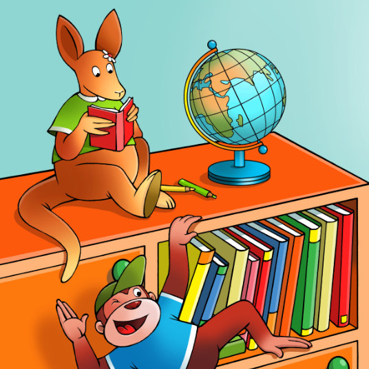 Taaltoer - ik lees met hup en aap