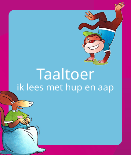 Taaltoer - ik lees met hup en aap