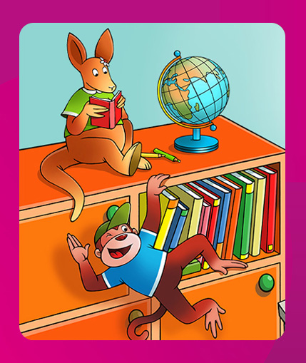 Taaltoer - Ik lees met hup en aap