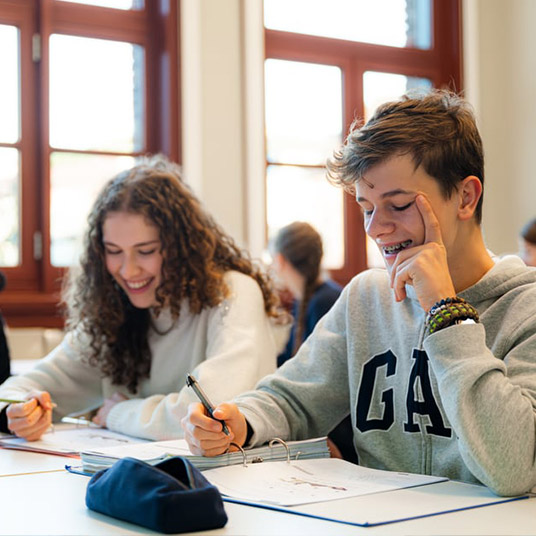 Leerlingen secundair onderwijs in de klas
