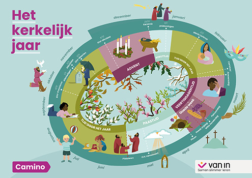 Voorbeeld van de nieuwe kalender voor het kerkelijk jaar