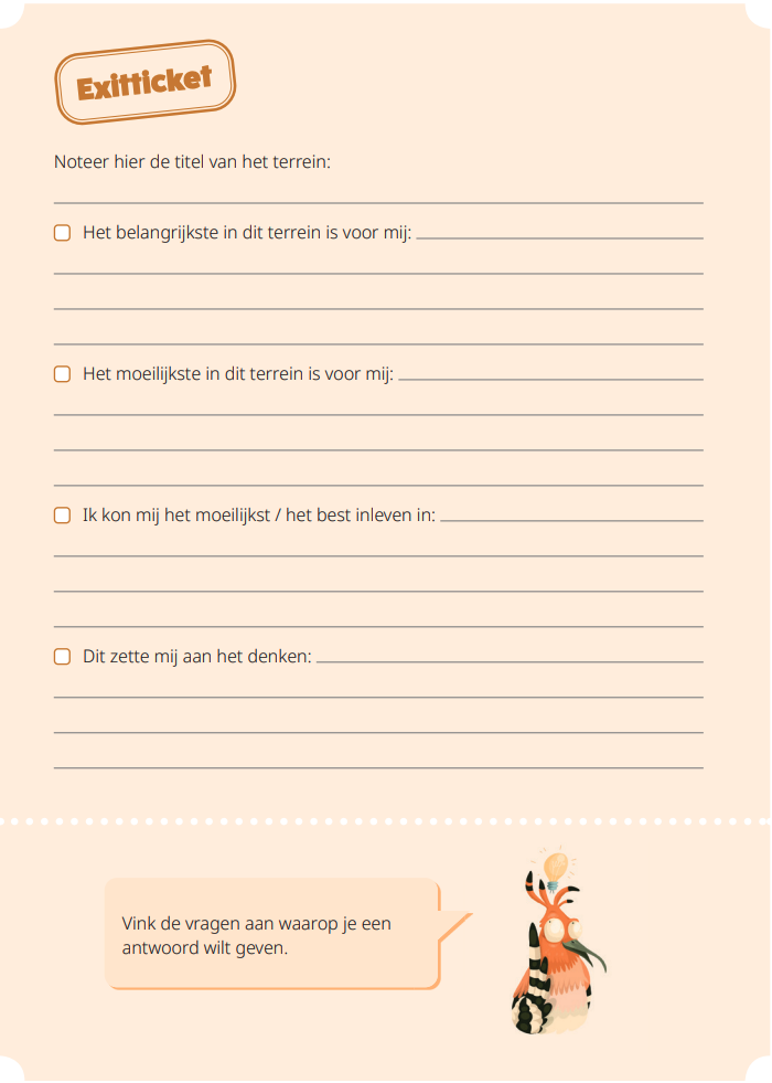 exit ticket camino